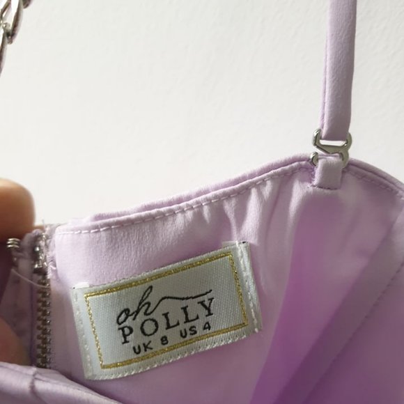 Oh Polly Love Chain Underwired Bustier Crop Top in - Picture 4 of 4